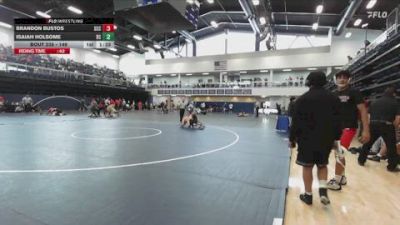 149 lbs Cons. Round 3 - Isaiah Holsome, Delta College vs Brandon Bustos, Sacramento City College