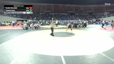 6A Boys 165 lbs Champ. Round 1 - Travis Hull, Reynolds Boys vs Klein Willems, Beaverton Boys