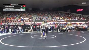 144 lbs Champ. Round 1 - Hagen Blanck, Paola Hs vs Tyler Roberts, Scott Community Hs