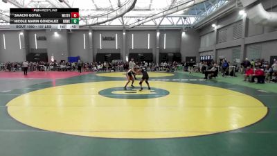 107 lbs Consi Of 16 #1 - Saachi Goyal, Westhill vs Nicole Marin Gonzalez, Norwalk