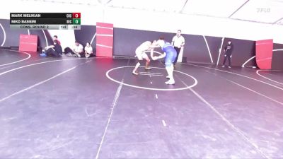 165 lbs Cons. Round 2 - Niko Bassiri, Beckman vs Mark Melikian, Canyon High School