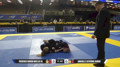 Annabelle Catherine Harshe vs Maeva Roselia Camejo Delarosa 2026 Pan Jiu Jitsu IBJJF Championship