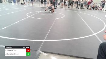 61 lbs Semifinal - Chance Ashford, Grindhouse WC vs Javier Sanchez III, Southwest Stallions WC