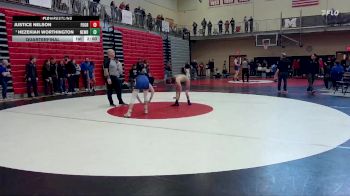 113 lbs Quarterfinal - Hezekiah Worthington, Newberg vs Justice Nelson, Forest Grove