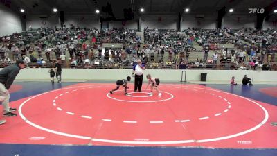 100 lbs Semifinal - Samuel Arnold, Guerrilla Wrestling Academy vs Chloe Davis, Carrollton Wrestling