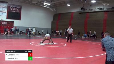 125 lbs Consi Of 8 #2 - Andre Gonzales, Ohio State vs Christian Tanefeu, Michigan
