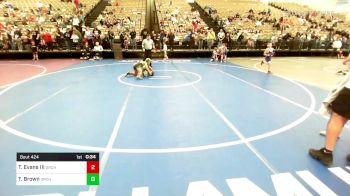 82-B lbs Rr Rnd 2 - Tyrone Evans III, Orchard South WC vs Tyler Brown, Orchard South WC