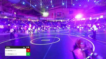 126 lbs Quarterfinal - Benjamin Gomez, Bear Cave WC vs Coy Childers, Nebraska Elite