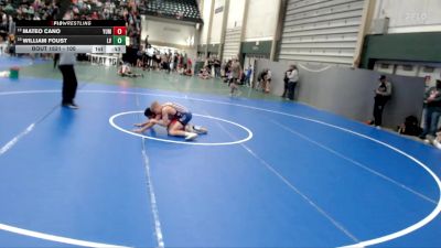 105 lbs Cons. Round 3 - Mateo Cano, Yuma vs William Foust, Logan View