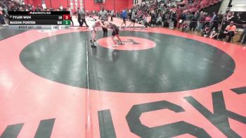 126 lbs Cons. Round 2 - Mason Porten, WAUCONDA vs Tyler Wuh, LIBERTYVILLE