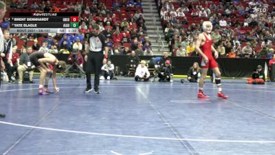 2A-157 lbs Semifinal - Brent Dennhardt, Greene County vs Tate Slagle, Algona