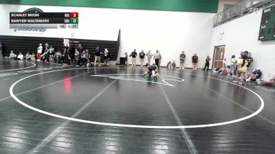 130 lbs Cons. Round 2 - Sawyer Waltemath, 308 Wrestling Academy vs Scarlet Moon, Northside High School