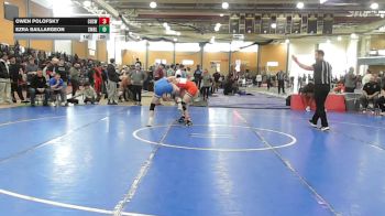 150 lbs Consi Of 4 - Owen Polofsky, Cranston West vs Ezra Baillargeon, Cumberland