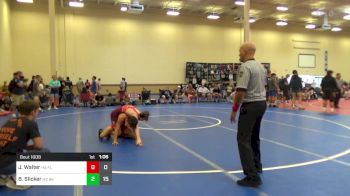 120 lbs Rr Rnd 2 - Jayce Walter, HS Flying Dutchmen vs Brady Slicker, HS Bad Karma