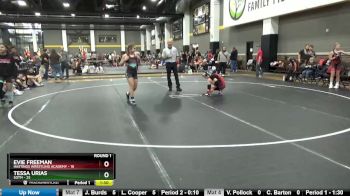 110 lbs Round 1 (4 Team) - Evie Freeman, Hastings Wrestling Academy vs Tessa Urias, SOTM