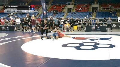 126 lbs Cons. Sub-rd Of 32 - Eli Archibeque, New Mexico vs James Murray, Texas