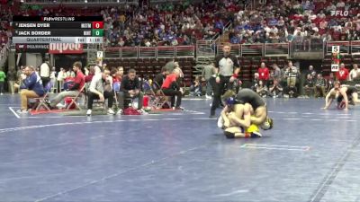 1A-113 lbs Quarterfinal - Jensen Dyer, Martensdale-St. Marys vs Jack Border, Hinton