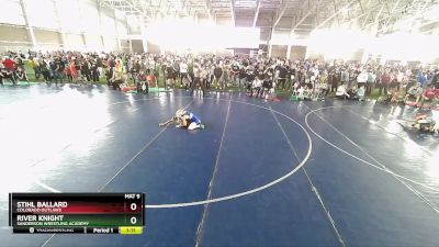 83 lbs Cons. Round 5 - Stihl Ballard, Colorado Outlaws vs River Knight, Sanderson Wrestling Academy