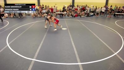 138 lbs Cons. Round 2 - Elijah Greenwaldt, MN vs Spencer Prado, WI