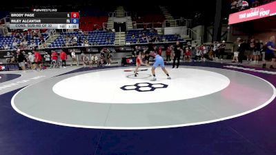120 lbs Cons. Sub-rd Of 32 - Brody Page, IL vs Riley Alcantar, PA