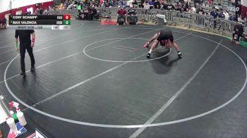 126 lbs Cons. Round 5 - Cory Schimpf, Faith Lutheran vs Max Valencia, Corona Del Sol High School