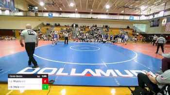 132 lbs Consolation - Jack Myers, Morristown vs Blase Mele, Princeton
