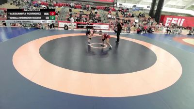 117 lbs Cons. Round 3 - Isabella Washington-vasquez, East Stroudsburg University vs Alessandra Rodriguez, Muhlenberg