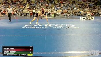 172 lbs Quarterfinal - Kenny Smith, Deslacs-Burlington vs Brock Norton, New Salem-Almont