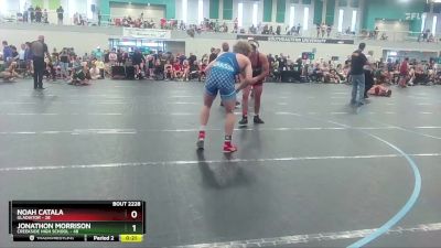 175 lbs Cons. Round 5 - Jonathon Morrison, Creekside High School vs Noah Catala, Gladiator