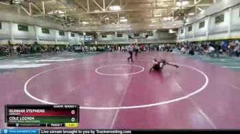 182 lbs Champ. Round 1 - Gunnar Stephens, Gregory vs Cole Lozada, Fossil Ridge High School