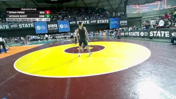 Boys 3A 150 lbs Champ. Round 2 - Jaysaun Scott, Evergreen (Vancouver) vs Ethan Perez, Inglemoor