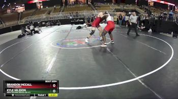 215 lbs Cons. Round 5 - Brandon McCall, Toombs County vs Kyle Nilsson, New Smyrna Beach Sr H S