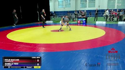 61kg Cons. Semi - Mylie Baccari, Lakehead WC vs Isabelle Reid, Jr Huskies