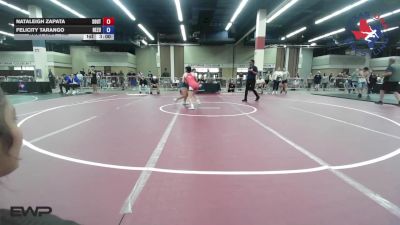 105 lbs Semifinal - Nataleigh Zapata, Southern Style Wrestling Club vs Felicity Tarango, ReZults Wrestling