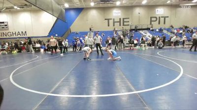 69 lbs Cons. Semi - Hudson Lowe, Green Canyon Wrestling vs Beau Wall, Team Prestige Wrestling