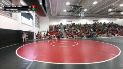 130 lbs 3rd Place Match - Shyann Page, Central-GJ vs Zaret Silva Lopez, Castle View