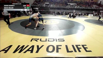 175 lbs Consi Of 16 #2 - David Garnett, Stratford Academy vs Maxx Miller, Trinity-Pawling School