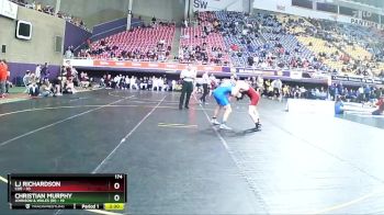 174 lbs Round 1 (16 Team) - LJ Richardson, Coe vs Christian Murphy, Johnson & Wales (RI)