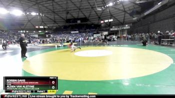132 lbs Cons. Round 2 - Korbin Davis, CNWC Concede Nothing Wrestling Club vs Alden Van Alstyne, Snoqualmie Valley Wrestling Club