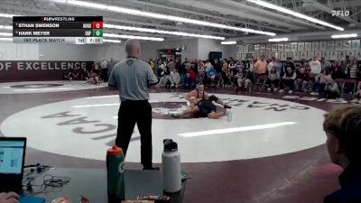 197 lbs 1st Place Match - Hank Meyer, Sioux Falls vs Ethan Swenson, Augsburg