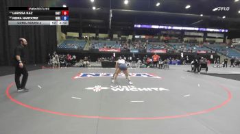 131 lbs Cons. Round 2 - Keira Nartatez, Midland vs Larissa Kaz, Hastings