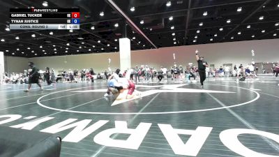 157 lbs Cons. Round 2 - Gabriel Tucker, OK vs Tynan Justice, OK