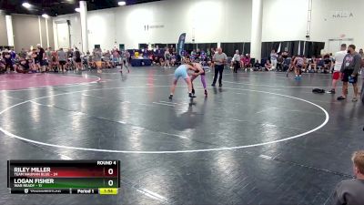 150 lbs Round 4 (16 Team) - Logan Fisher, War Ready vs Riley Miller, Team Nauman Blue