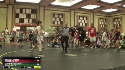 92 lbs Semis & 1st Wrestleback (8 Team) - David Bagdaddy, Revival Gray vs Chase Larsen, Yale Street WC