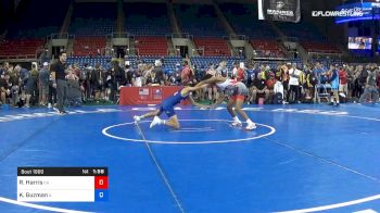 94 lbs Cons 16 #2 - Ray Ray Harris, California vs Karter Guzman, Illinois