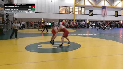 285Black lbs Rr Rnd 1 - Nick Pavlechko, Indiana vs Daniel Bittner, Harvard