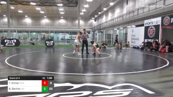 105 lbs Consolation - Tobius Kriner, Elite Athletic Club Stars vs Benjamin Davino, No Limit - IL