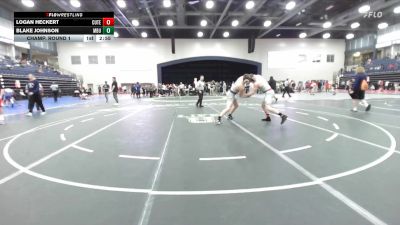 184 lbs Champ. Round 1 - Blake Johnson, Missouri Baptist University vs Logan Heckert, Cumberland (Tenn.)