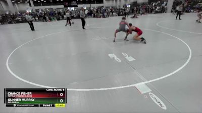 132 lbs Cons. Round 8 - Chance Fisher, Tuttle Wrestling Club vs Gunner Murray, Oklahoma