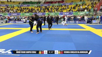 Veronica Gonçalves Da Anunciação vs Ingrid Tayane Campos Ferraz 2025 Brasileiro Jiu-Jitsu IBJJF